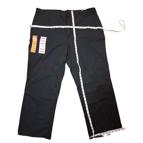Dickies Mens Black Double Knee Flex Work Pants Size 44x30 Relaxed Fit New - Picture 3 of 8